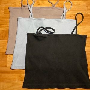 (bundle) 3 john galt (brandy melville) tank tops